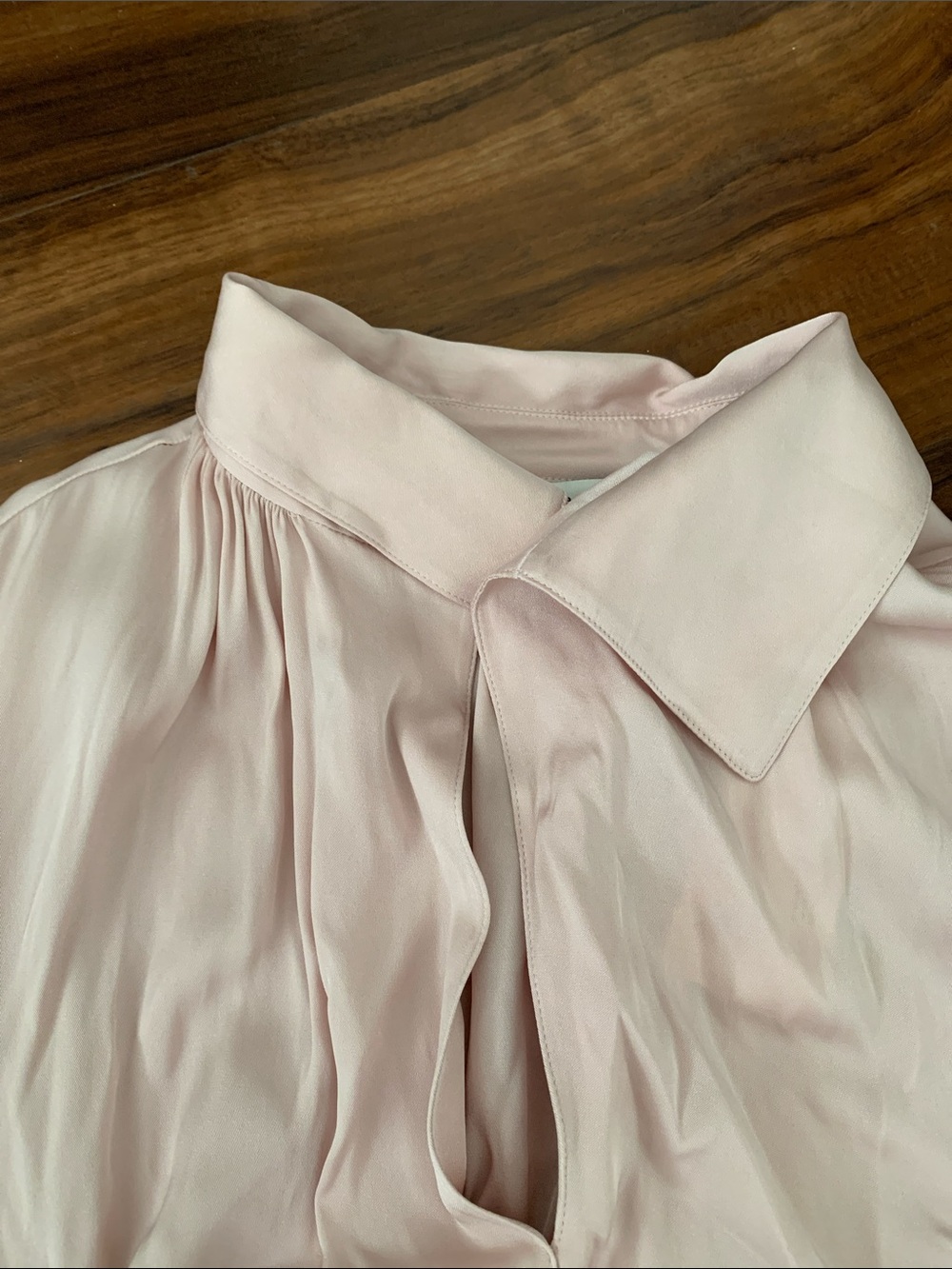 New Vince Gathered silk-blend blouse - Picture 5 of 14
